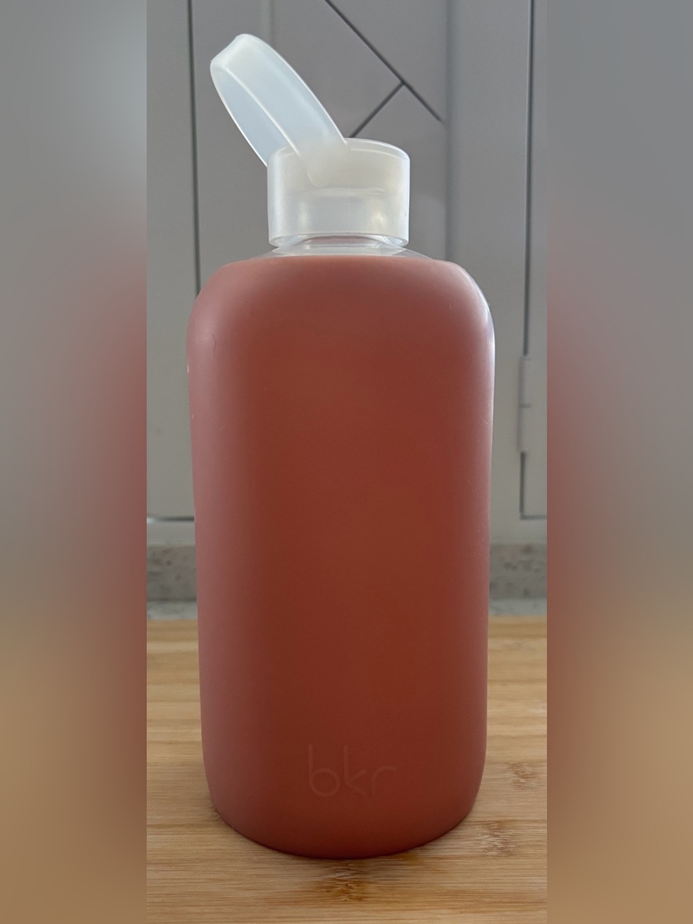 “Big bkr” Glass Bottle w sleeve 32oz